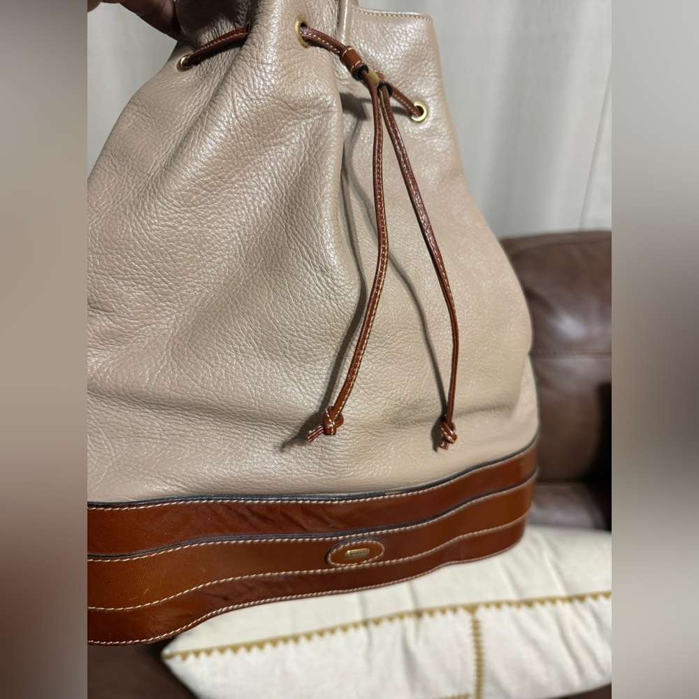 Bally Vintage Drawstring Buckle bag